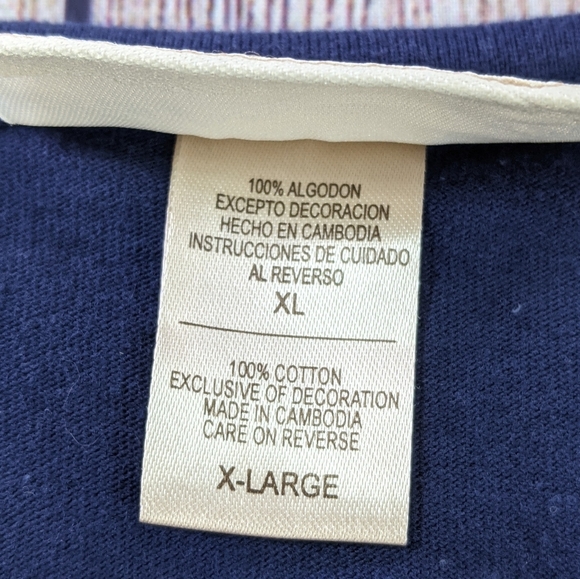 NWT VTG 90's MCCC Star Spangled T- Shirt Sz XL - Picture 10 of 11